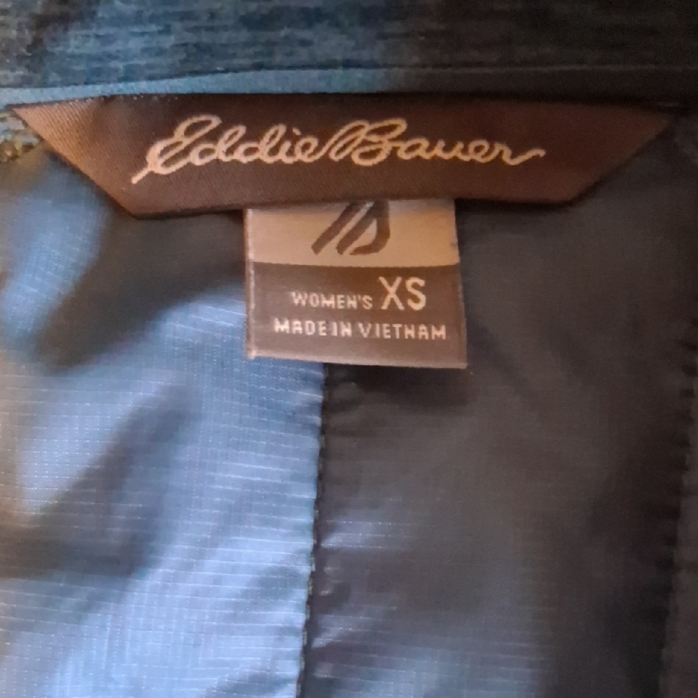 Eddie Bauer Teal Quilted Jacket - Picture 4 of 5